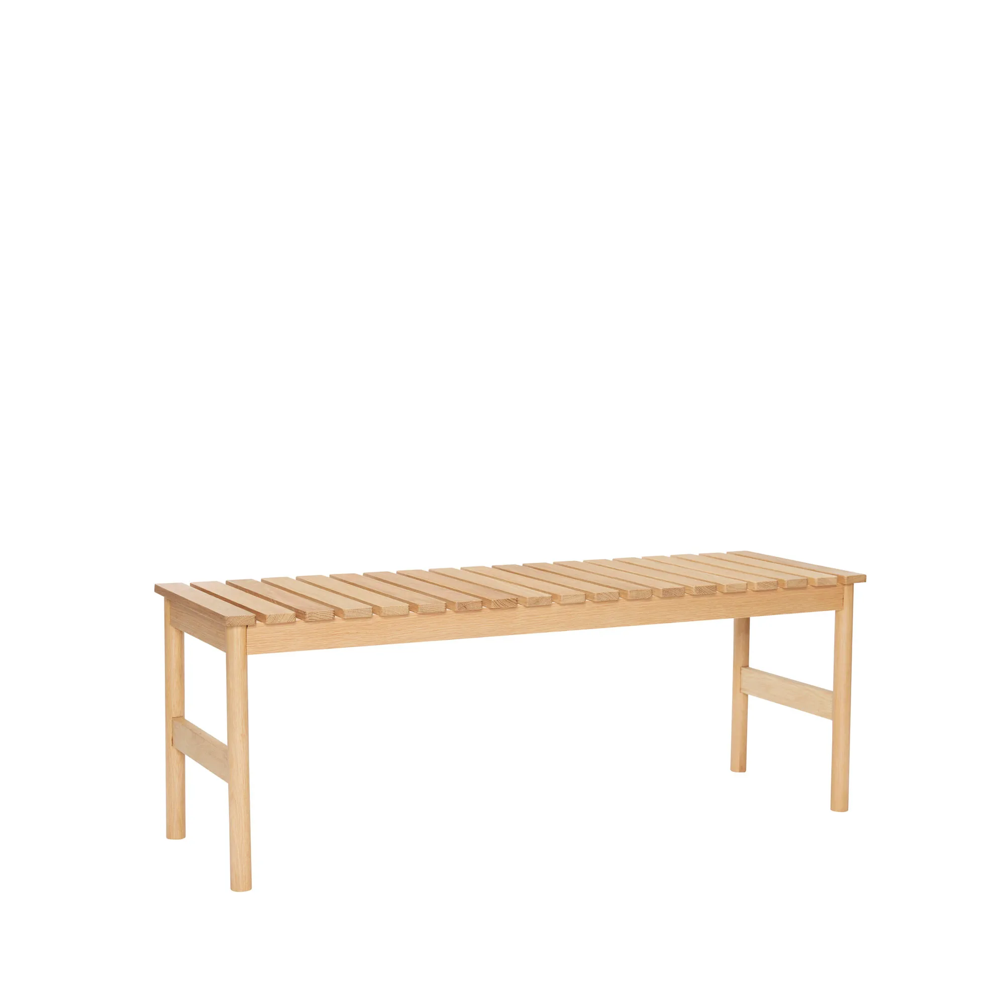 Row - Bænk 122cm i egetræ hos HomeNordic