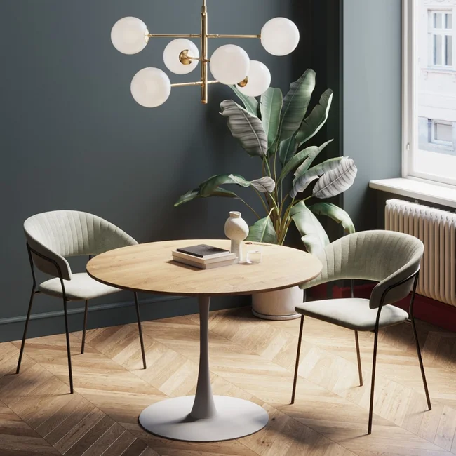 KARE DESIGN Schickeria spisebord, rund, produktbillede 2 af 3, Spiseborde hos HomeNordic