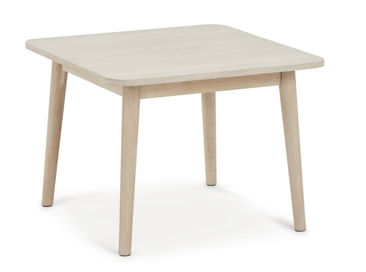 Tåsinge sofabord i hvidolieret ege finér 70 x 70 cm, Sofaborde hos HomeNordic