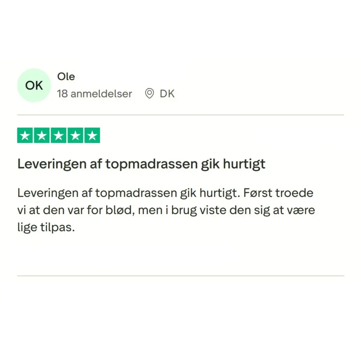 Topmadras økologisk naturlatex – billede 6