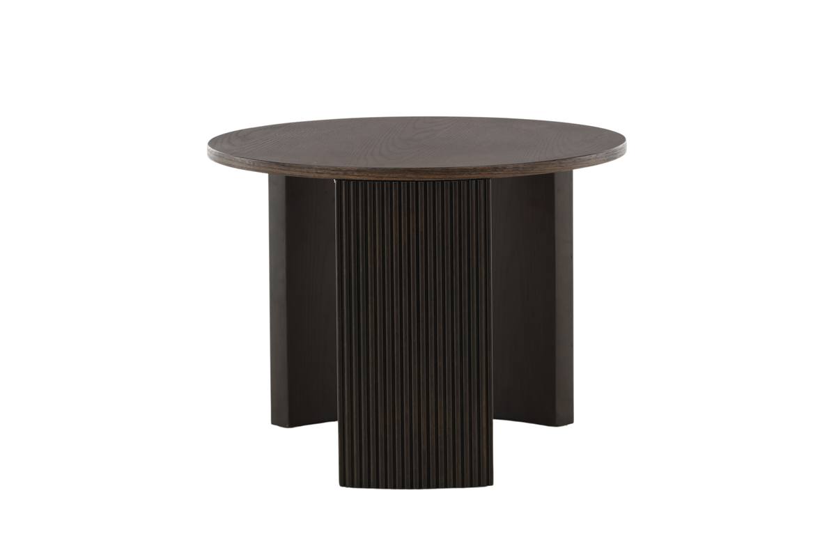 Suave - Sofabord i mocca farvet finer, diameter 60 cm., produktbillede 8 af 8, Moderne designs hos HomeNordic