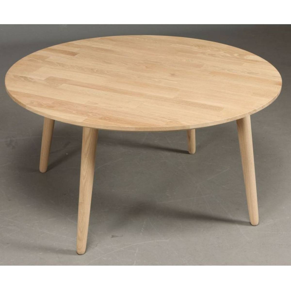 CT 10 - sofabord i massiv eg, ø 90 cm, produktbillede 2 af 10, Nordisk design hos HomeNordic