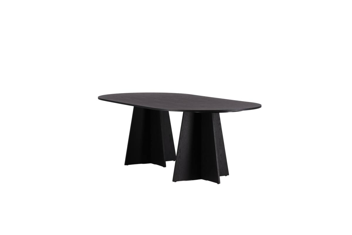 VENTURE DESIGN Bootcut spisebord, oval, produktbillede 3 af 7, Spiseborde hos HomeNordic