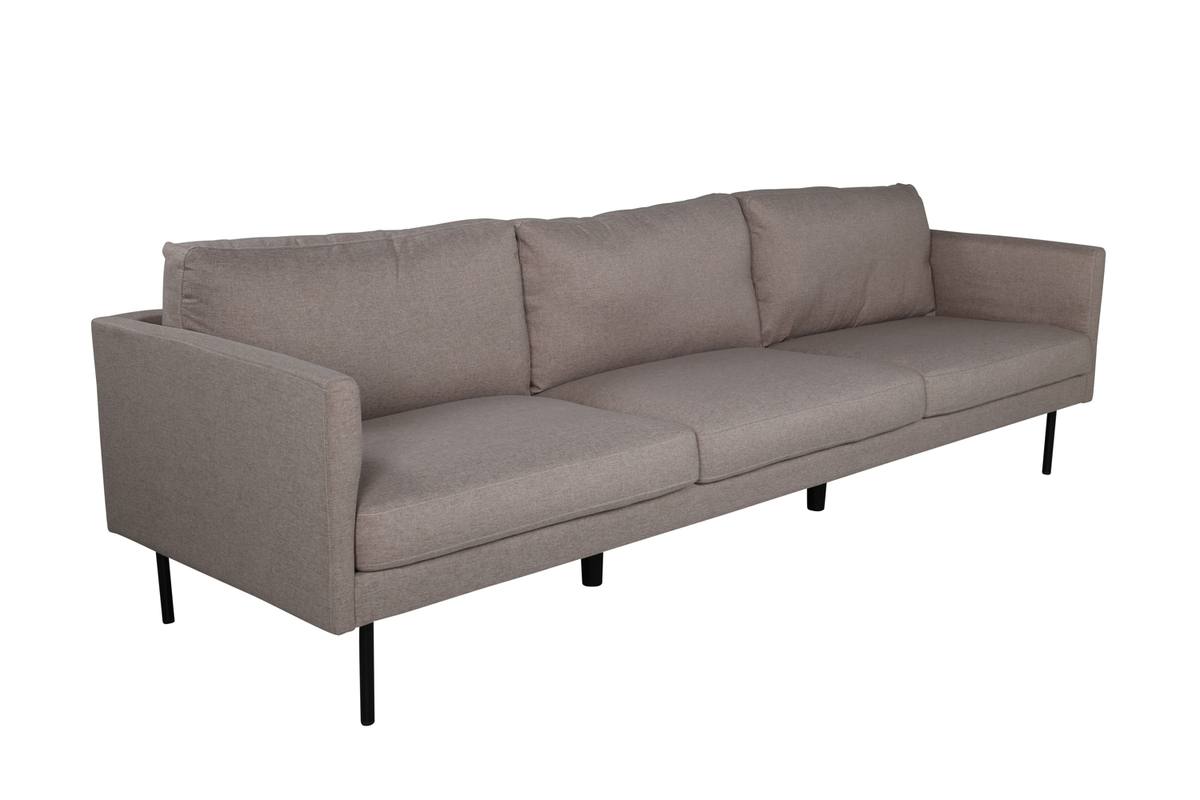 Polar - Sofa 3-personers i brunt stof – billede 2
