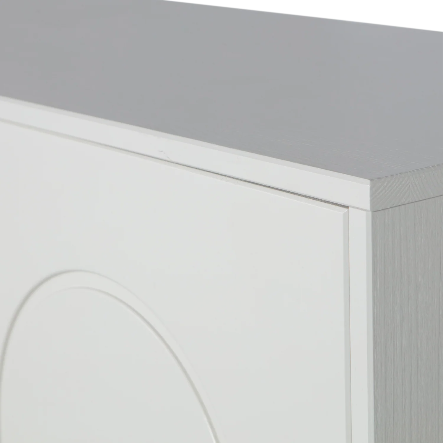 WOOOD Xina Lavt Skab Fyrretræ Cloud Grey FSC, produktbillede 4 af 6, Garderobeskabe hos HomeNordic
