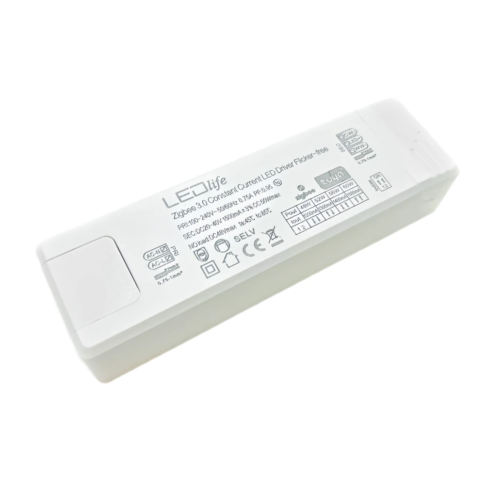 60W / 1200-1500mA CCT driver til LED panel, LED-paneler hos HomeNordic