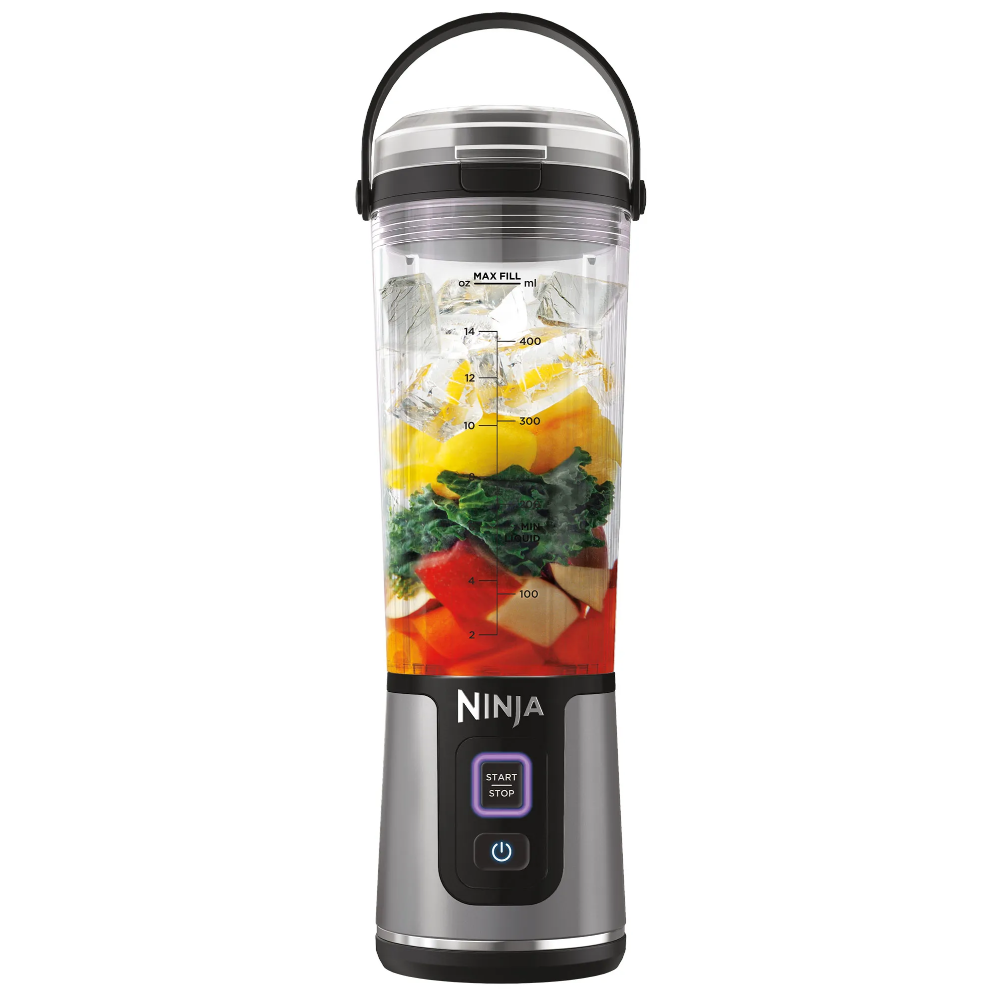 Ninja Blast Trådløs bærbar blender, sort, produktbillede 3 af 7, Blendere hos HomeNordic