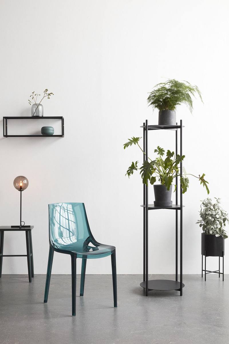 Norm - Rund reol i metal med 3 hylder, produktbillede 2 af 2, Reoler hos HomeNordic