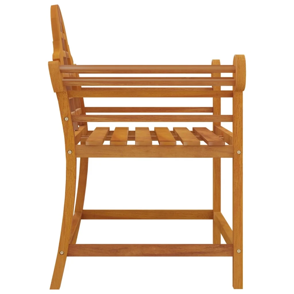 Havestole 91x62x94 Cm Massivt Teaktræ, produktbillede 5 af 8, Havestole i teaktræ hos HomeNordic