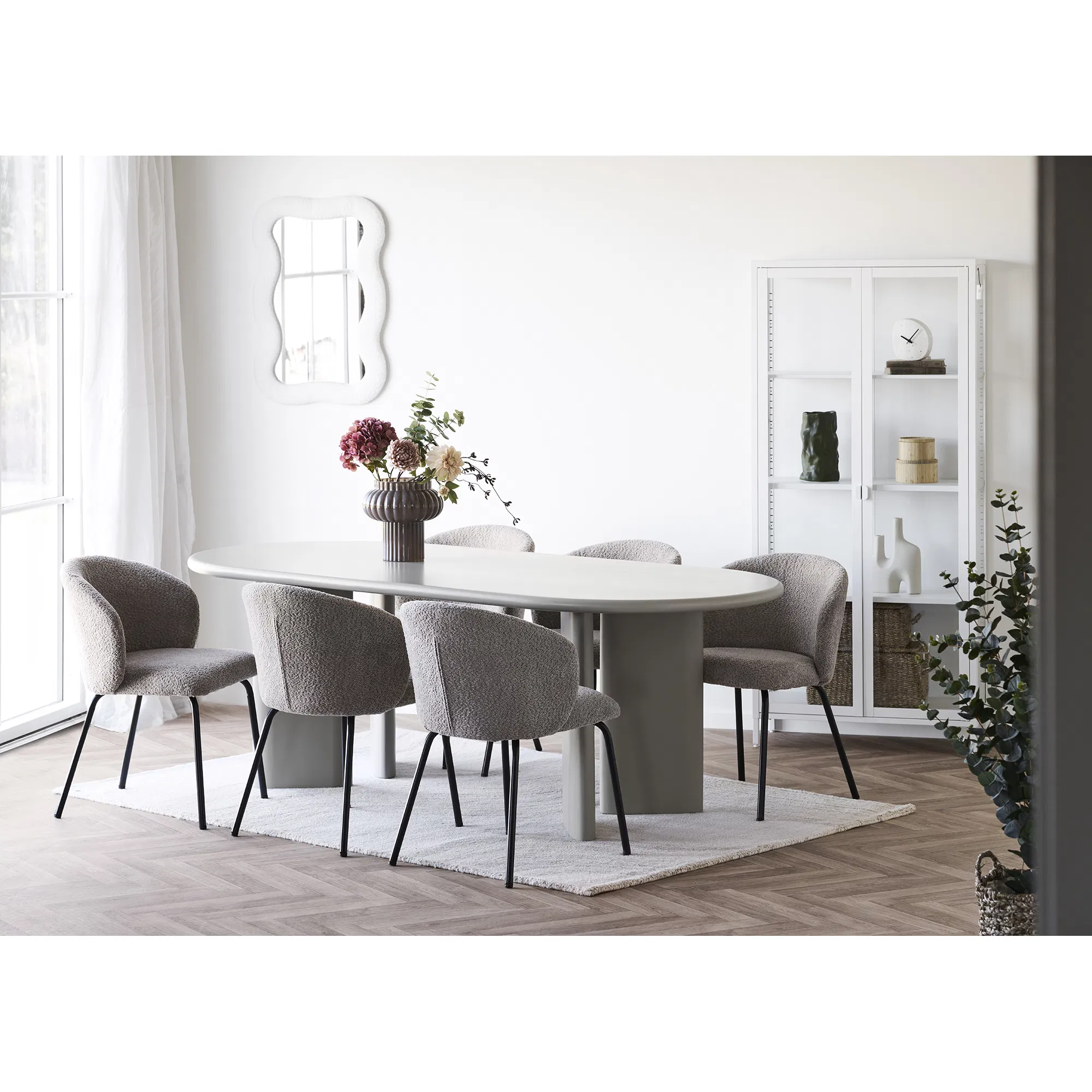 HOUSE NORDIC Nagano spisebord, oval, produktbillede 6 af 6, Spiseborde hos HomeNordic