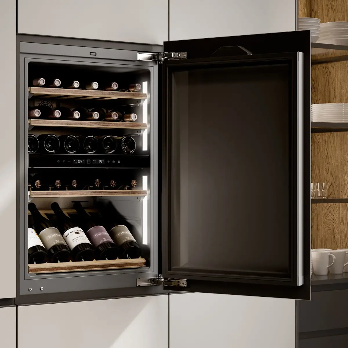 CVI414NX indbygget vinkøleskab, sort – billede 8