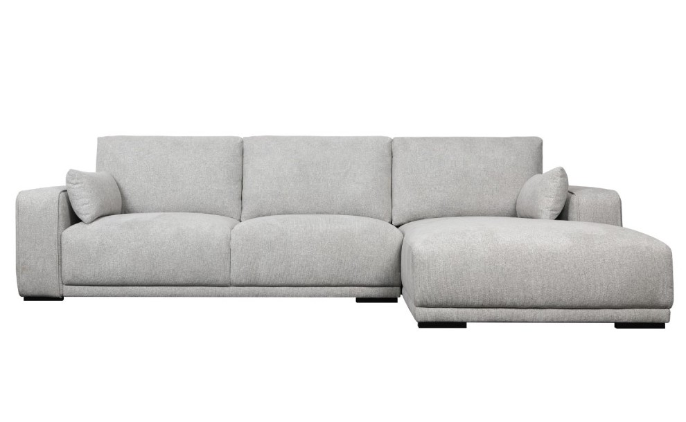 Santa Monica sofa med chaiselong til højre i gråt møbelstof, produktbillede 2 af 12, Sofaer hos HomeNordic