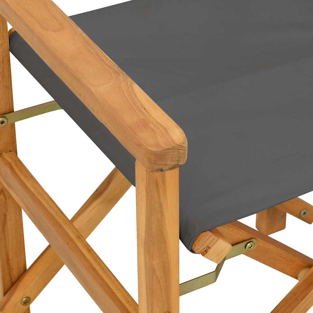 Foldbare Instruktørstole Massivt Teaktræ, produktbillede 8 af 11, Havestole i teaktræ hos HomeNordic