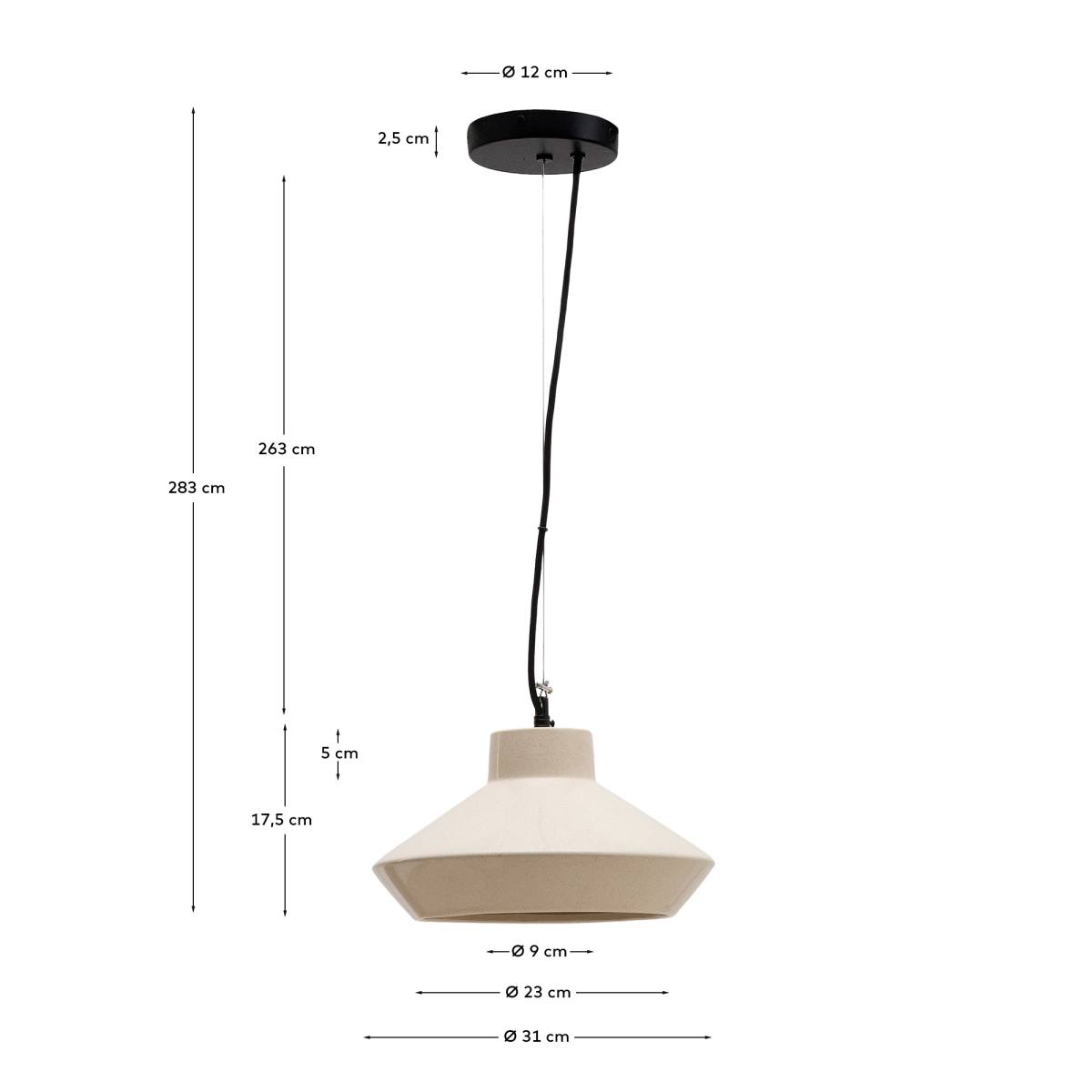 KAVE HOME Portol loftlampe, produktbillede 2 af 7, Loftlamper hos HomeNordic