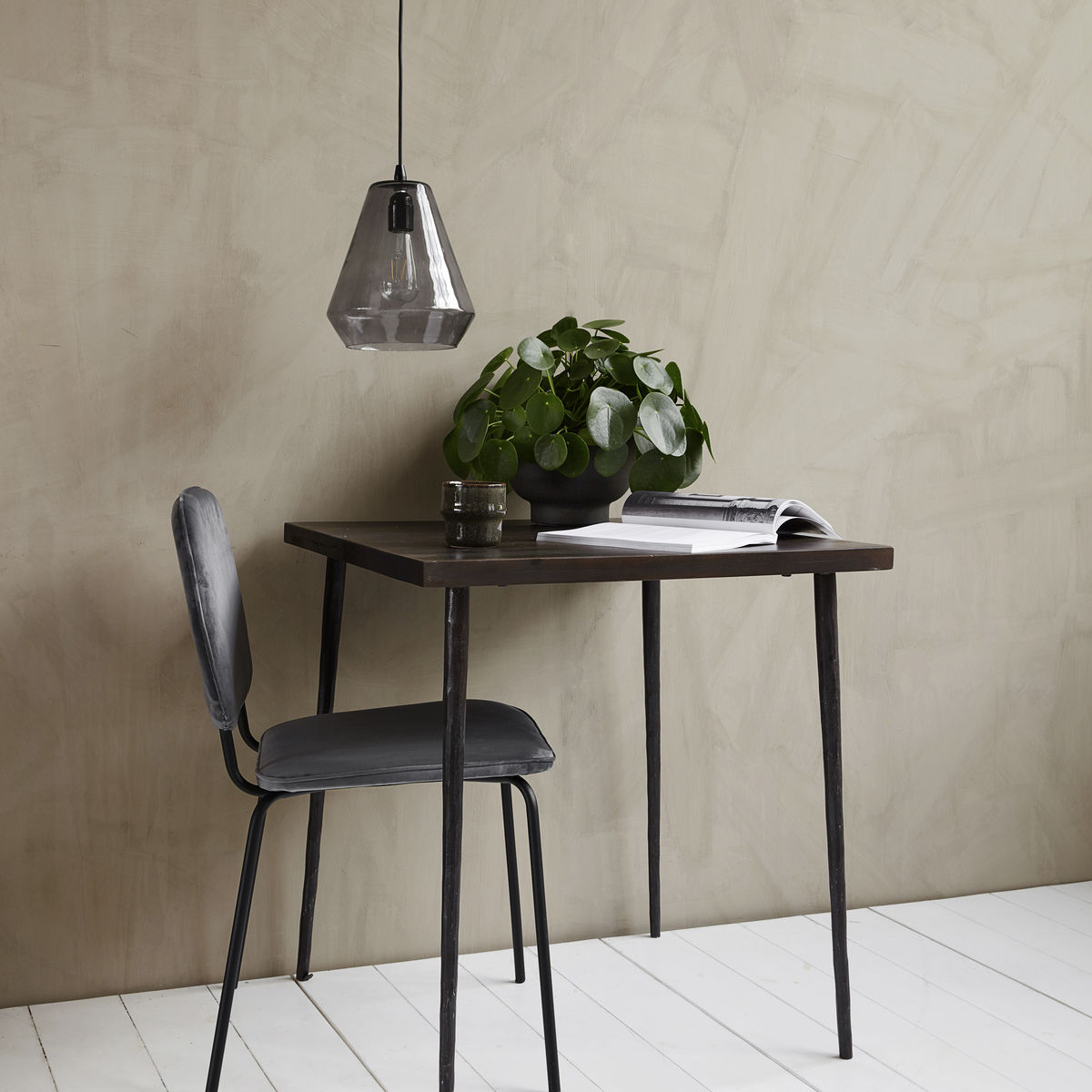 HOUSE DOCTOR BORD SLATED SORT, produktbillede 4 af 4, Spiseborde hos HomeNordic