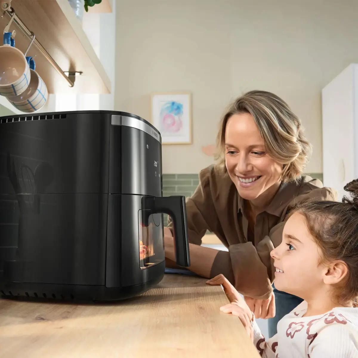 Serie 6 airfryer 7,2 liter, sort, produktbillede 7 af 8, Airfryers hos HomeNordic