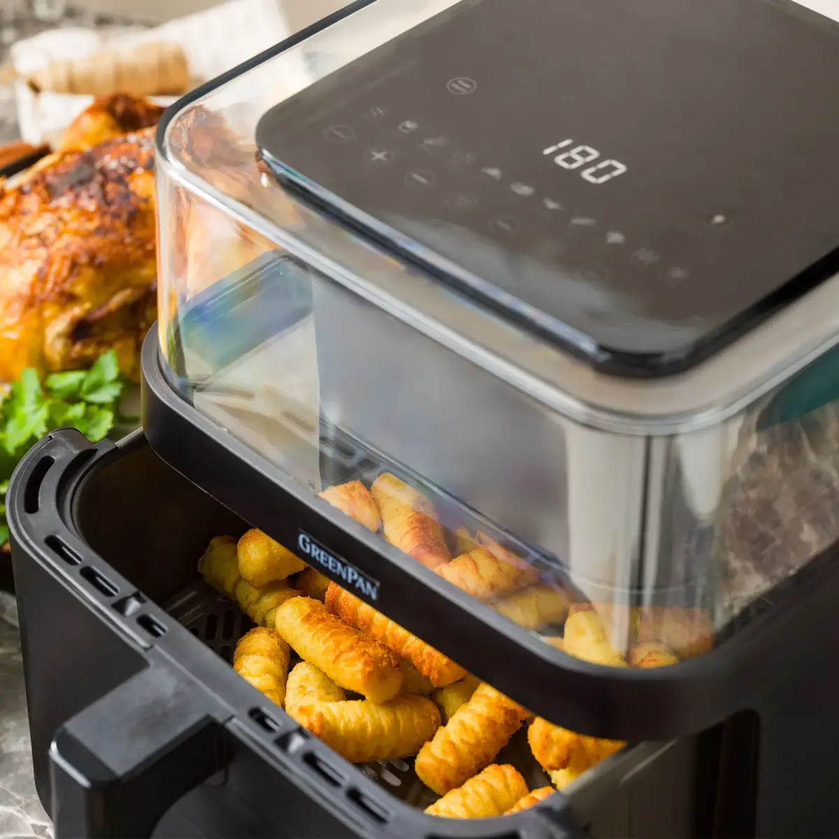 Airfryer 7 liter, sort, produktbillede 8 af 8, Airfryers hos HomeNordic