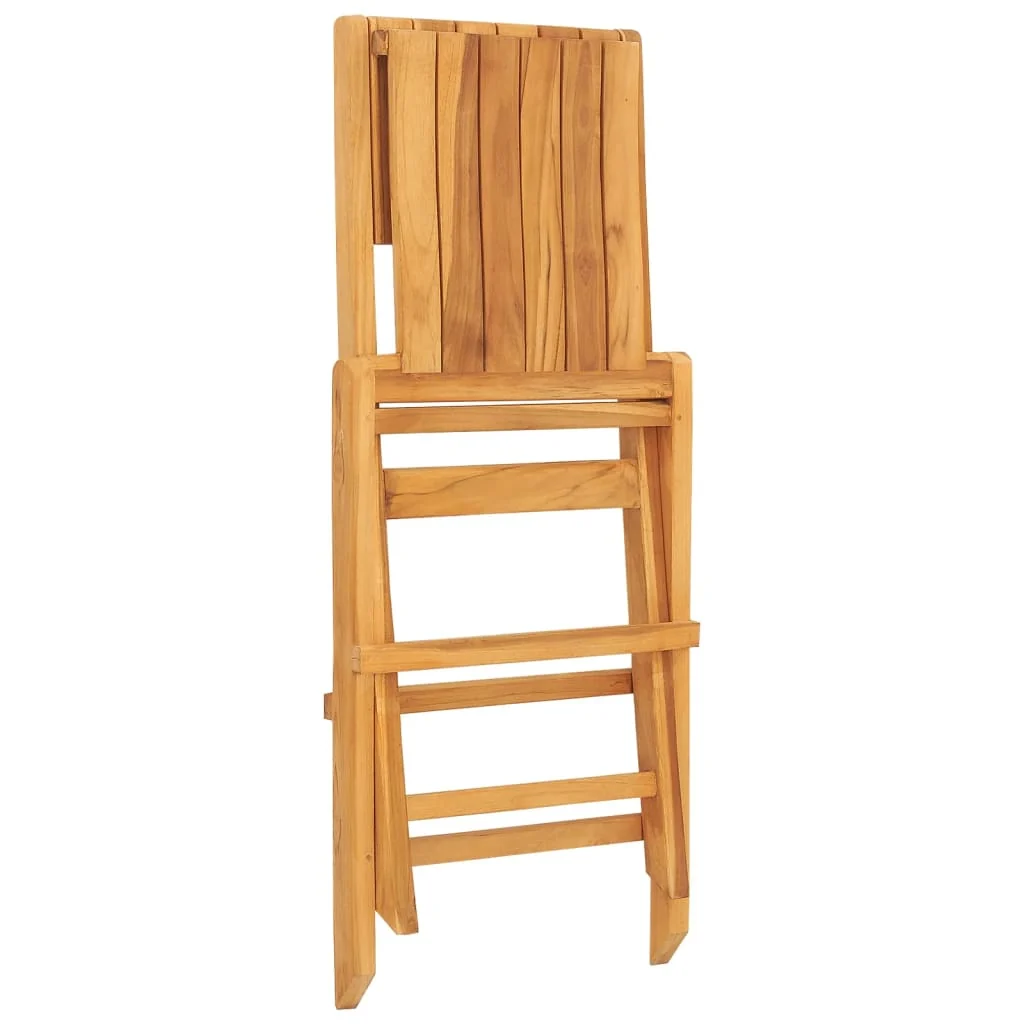 Havestole 47x61x90 Cm Foldbare Massivt Teaktræ, produktbillede 6 af 15, Havestole i teaktræ hos HomeNordic