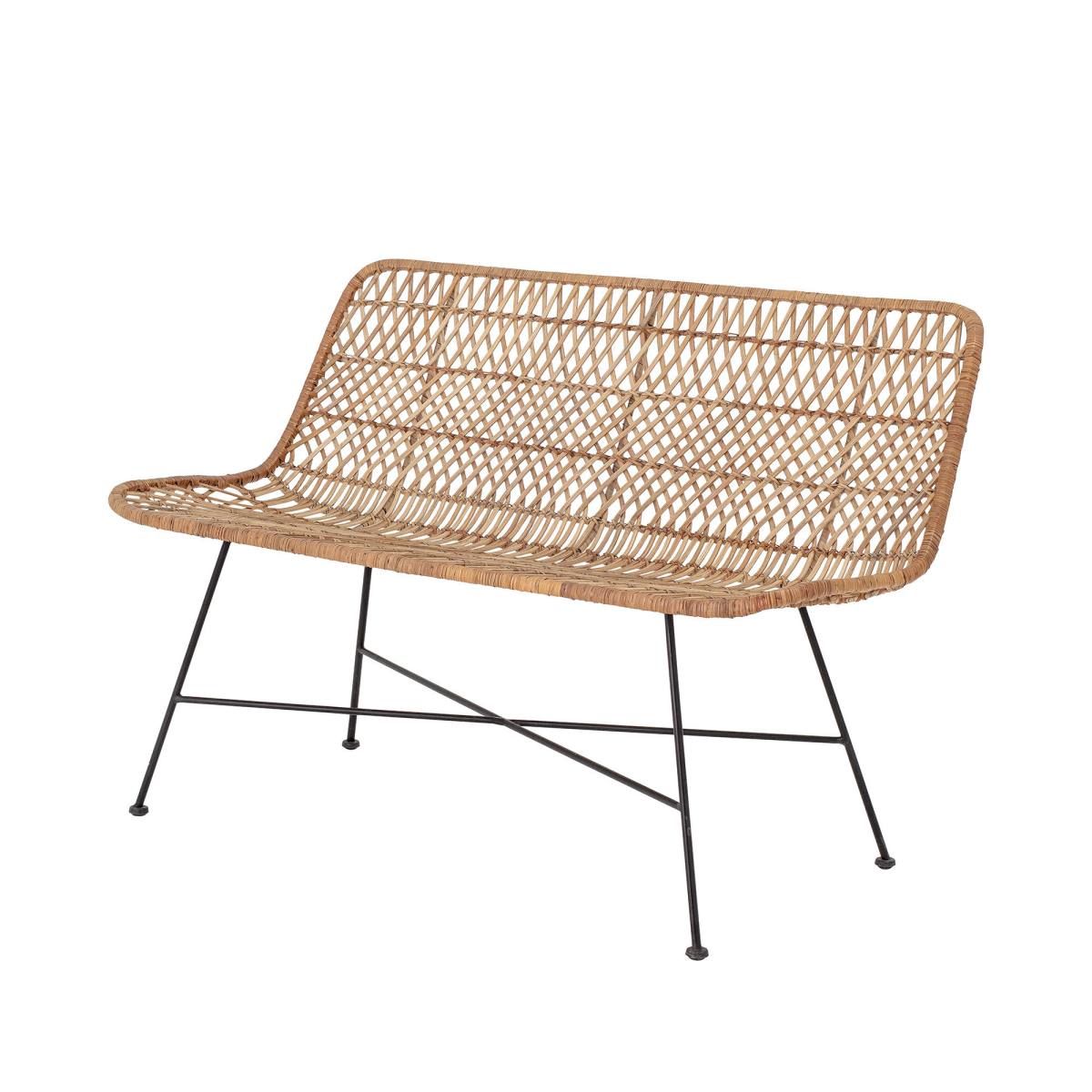 BLOOMINGVILLE HALLIE SOFA RATTAN NATUR, produktbillede 2 af 7, Sofaer hos HomeNordic