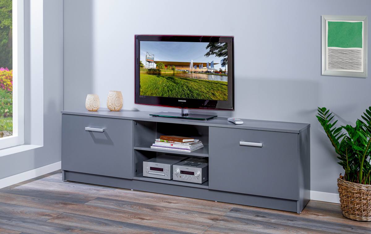 NORDIC LIVING COLLECTION Elenzio TV-bord, m. 2 låger og 2 rum, produktbillede 10 af 10, TV-borde hos HomeNordic