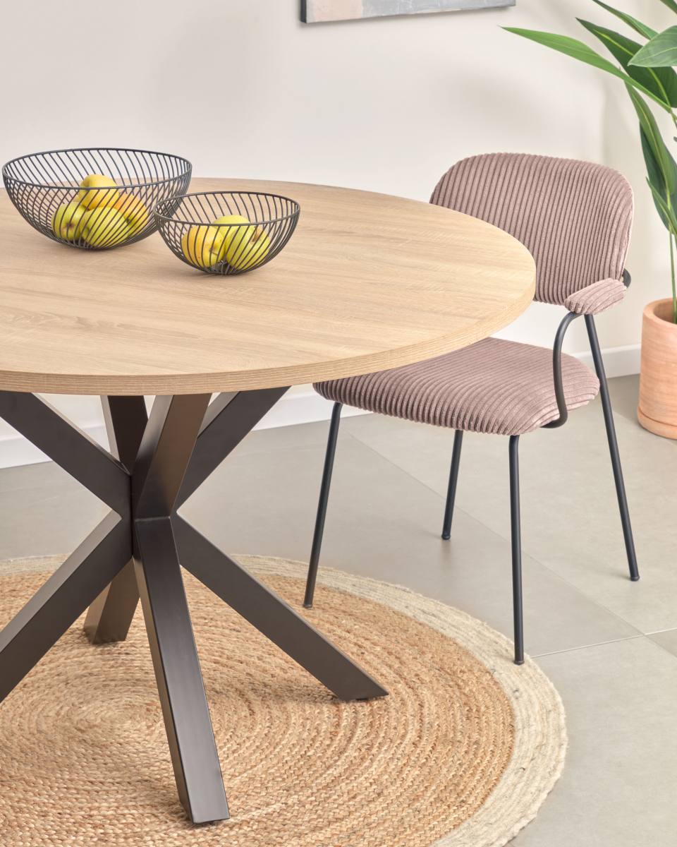 KAVE HOME Fuld Argo spisebord, rund, produktbillede 4 af 4, Spiseborde hos HomeNordic
