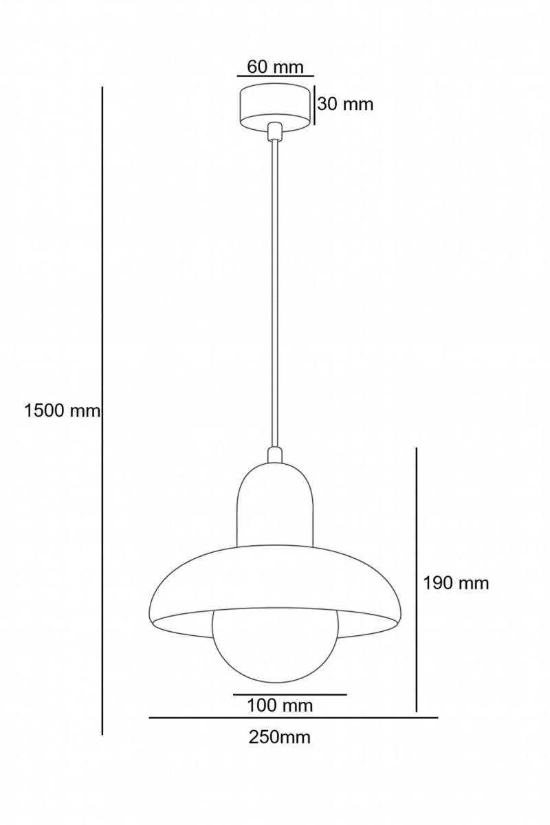 NORDVÄRK Hand loftlampe, m. justerbar højde, produktbillede 2 af 10, Loftlamper hos HomeNordic