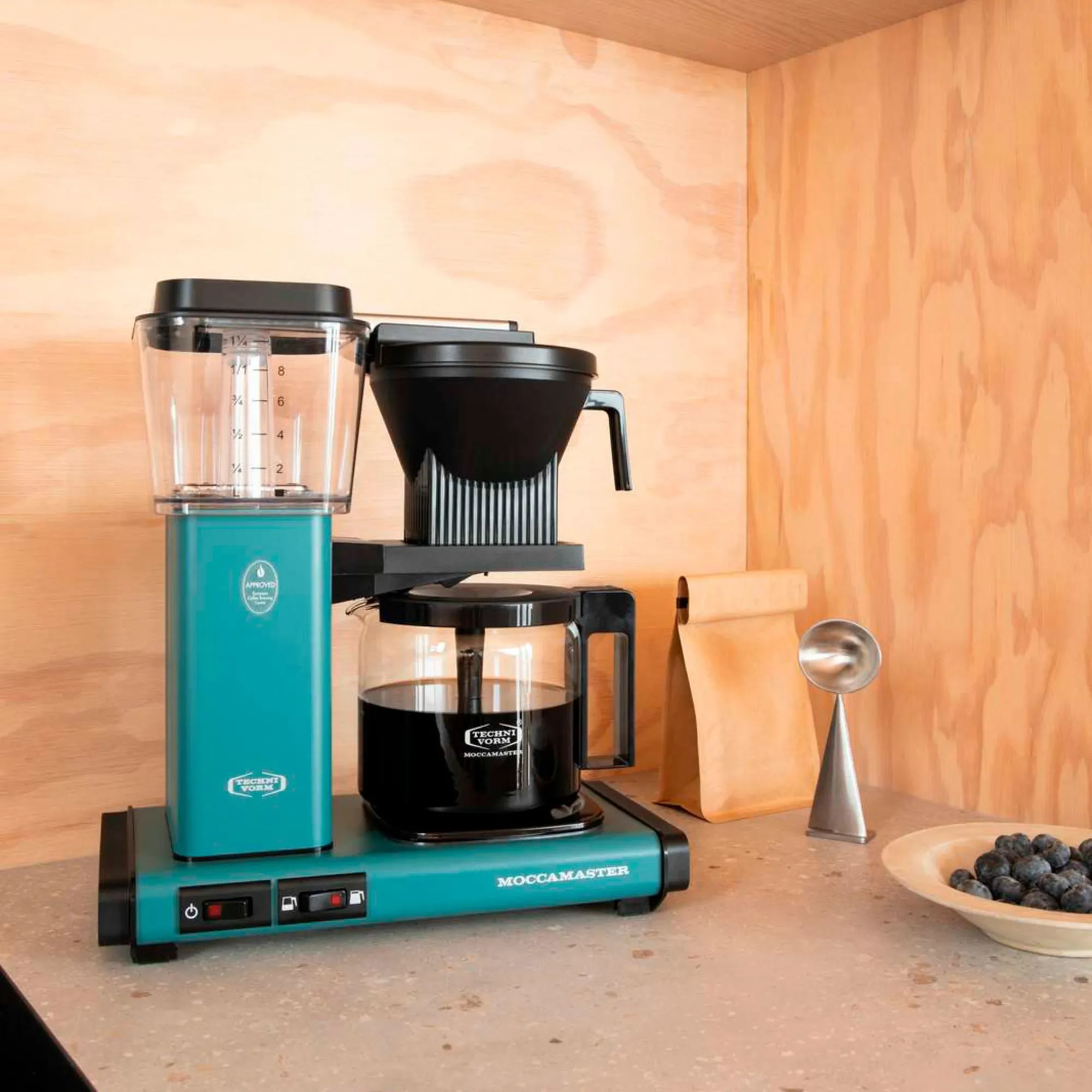 Optio kaffemaskine, Ocean, produktbillede 6 af 6, Kaffemaskiner hos HomeNordic