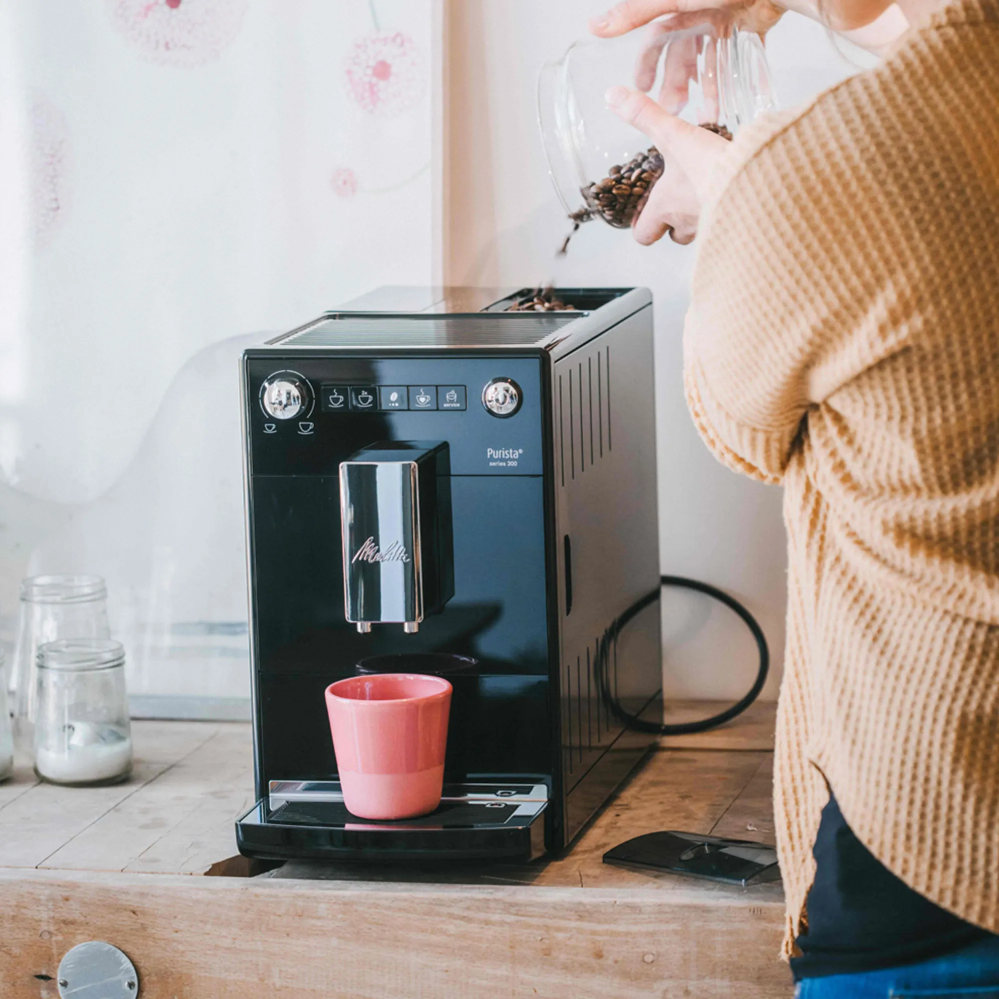 Melitta Purista Helautomatisk kaffemaskine, sort, produktbillede 2 af 3, Kaffemaskiner hos HomeNordic