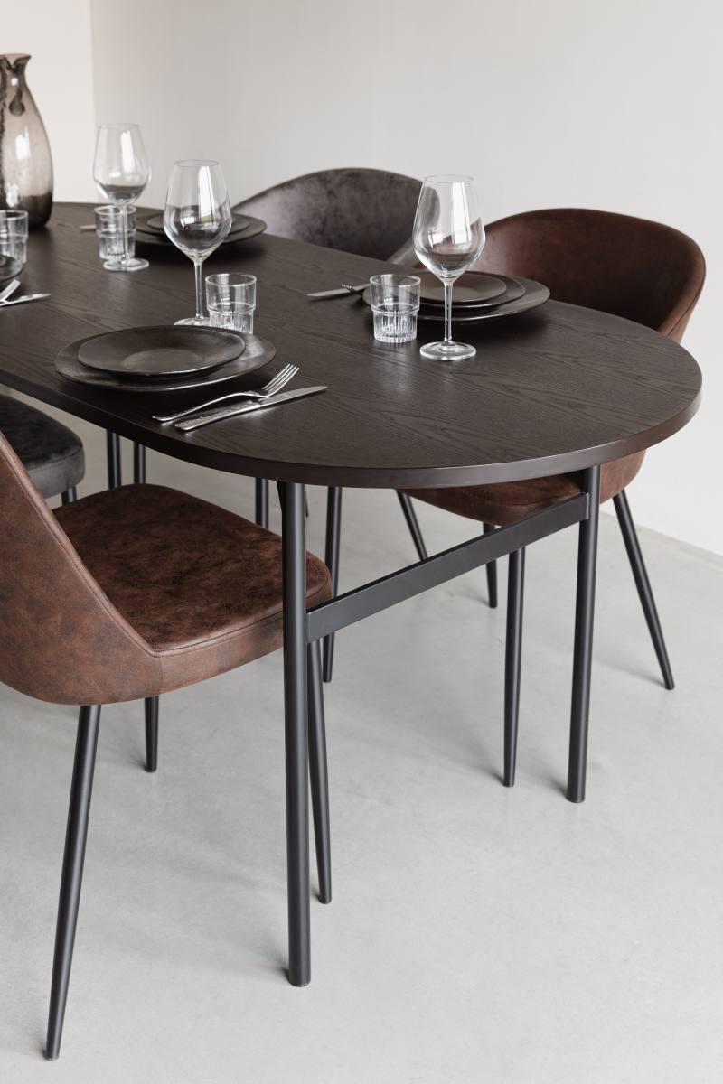 WHITE LABEL LIVING Marcio spisebord, oval, produktbillede 8 af 8, Spiseborde hos HomeNordic
