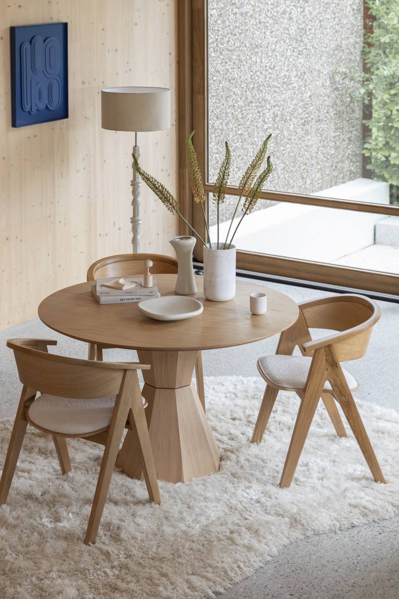 ZUIVER Lotus spisebord, rund, produktbillede 8 af 9, Spiseborde hos HomeNordic