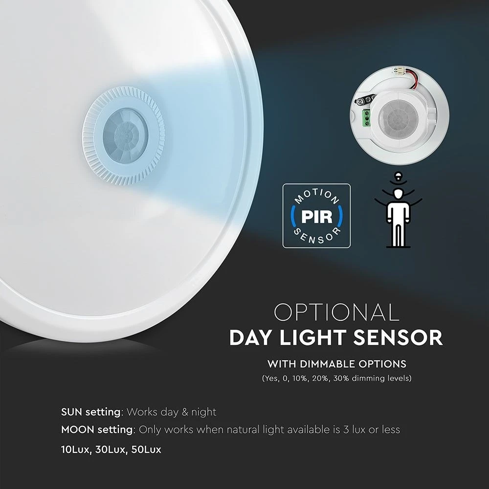12W LED sensorlampe, Sensorer hos HomeNordic