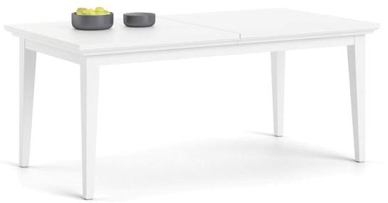 Frisenborg hvidt spisebord med bordplademål 180 x 95 cm., Spiseborde hos HomeNordic