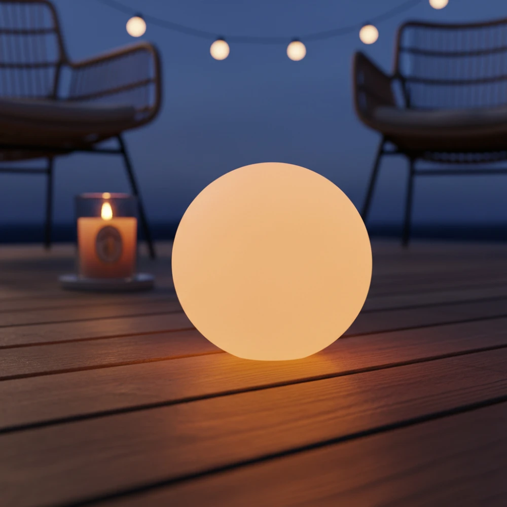 Ø8 cm RGB LED bold, Badeværelseslamper hos HomeNordic