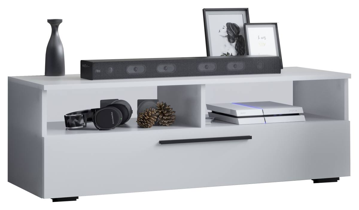 VCM NORDIC Arila XL TV-bord, m. 1 låge og 4 rum, produktbillede 3 af 5, TV-borde hos HomeNordic