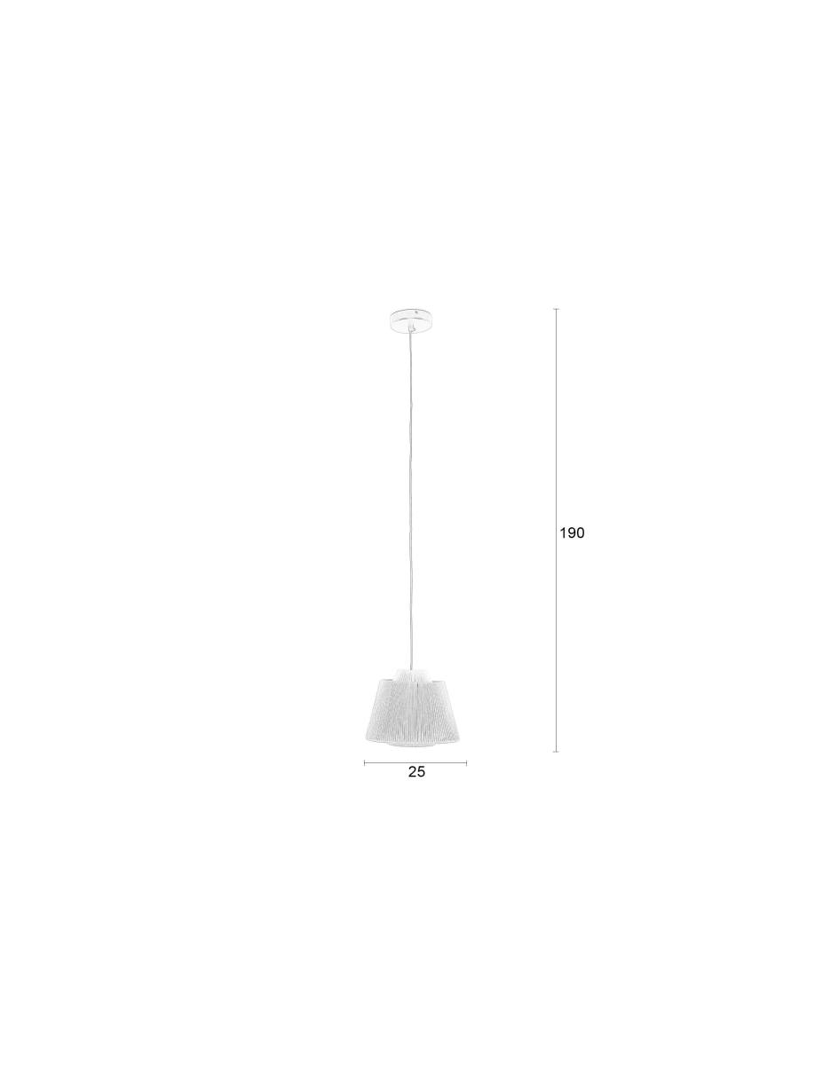 WHITE LABEL LIVING Yumi loftlampe, produktbillede 2 af 8, Loftlamper hos HomeNordic