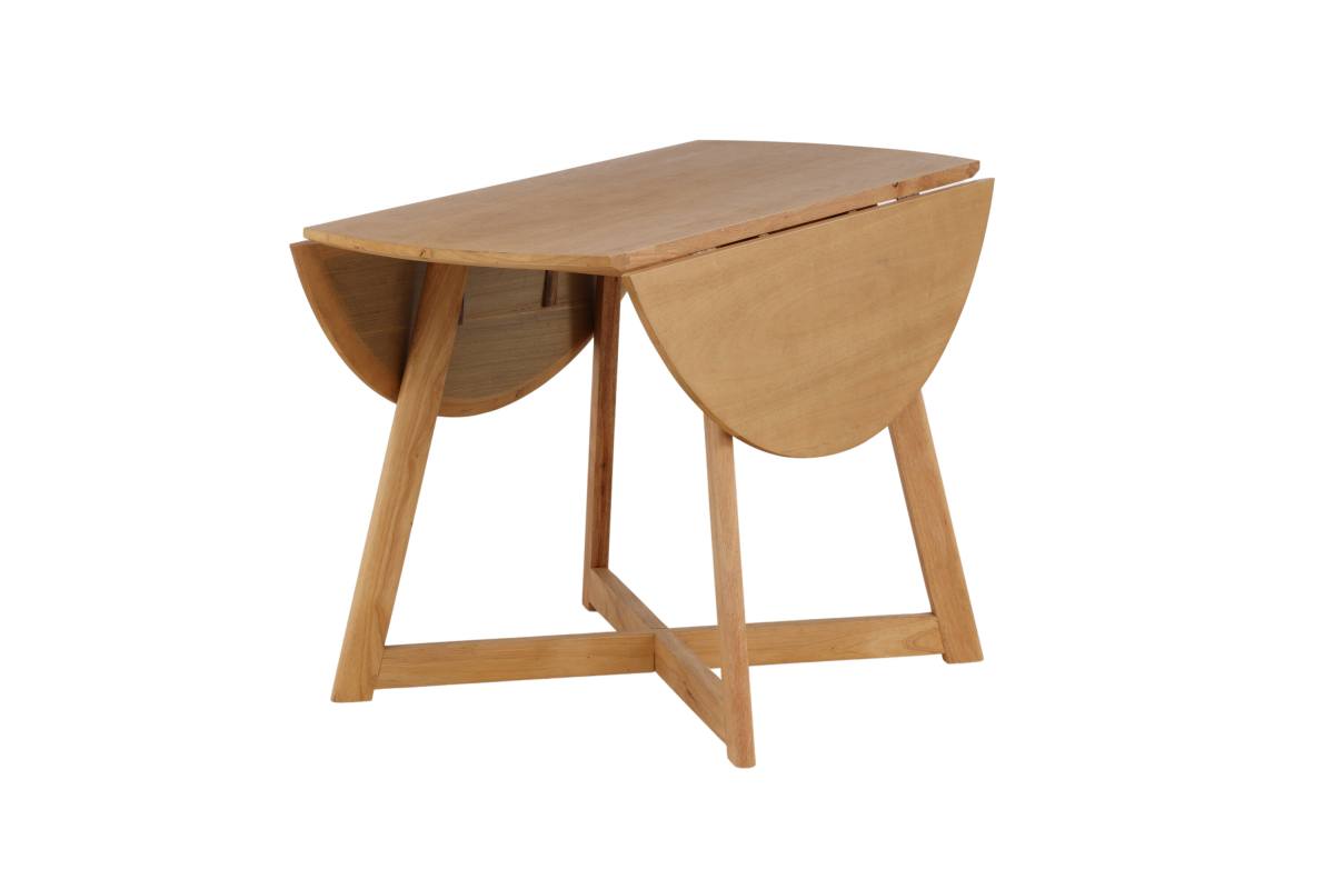VENTURE DESIGN Yakidon spisebord, m. klap, rund, produktbillede 2 af 19, Spiseborde hos HomeNordic