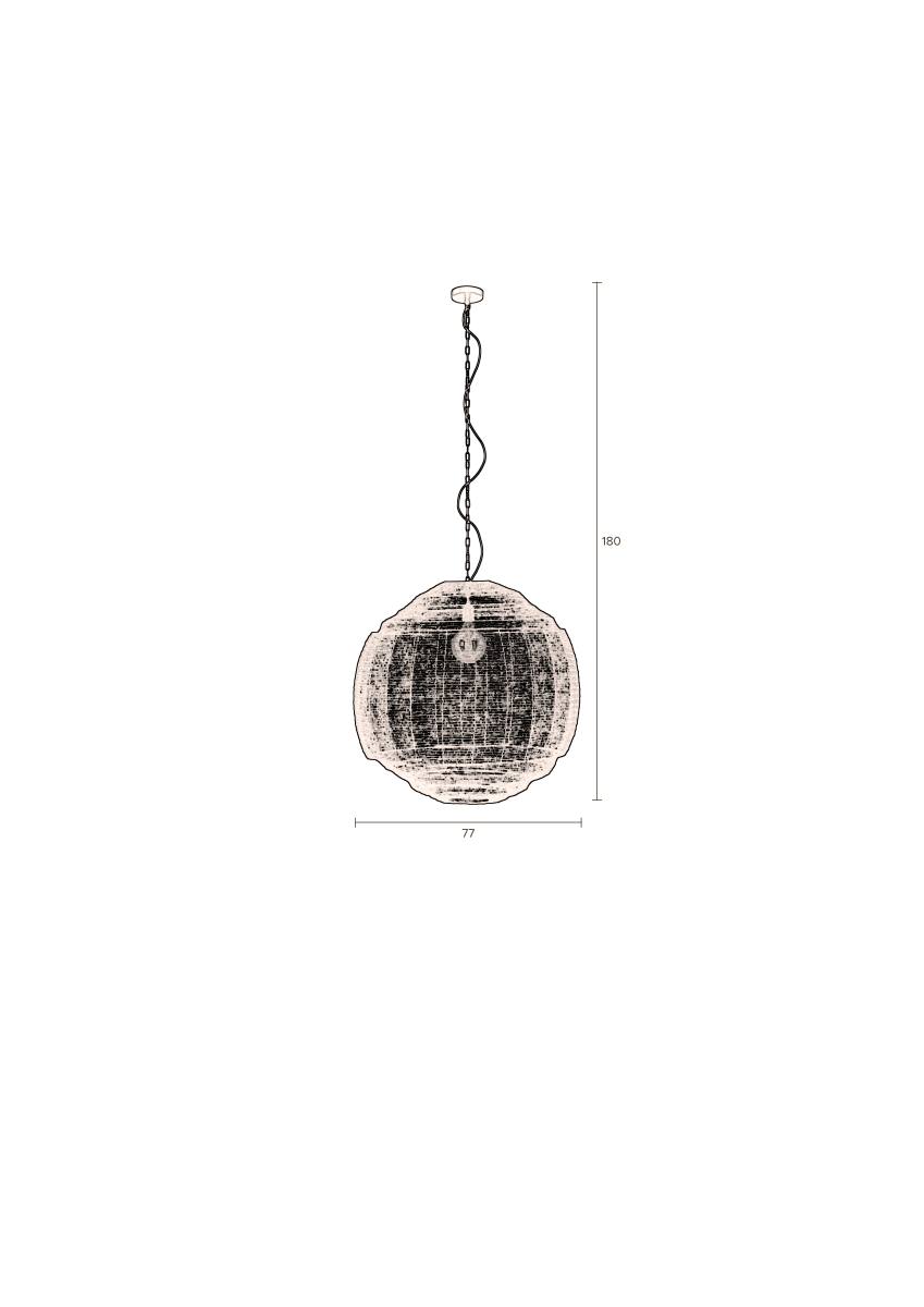 DUTCHBONE Meezan loftlampe, XL, produktbillede 2 af 11, Loftlamper hos HomeNordic