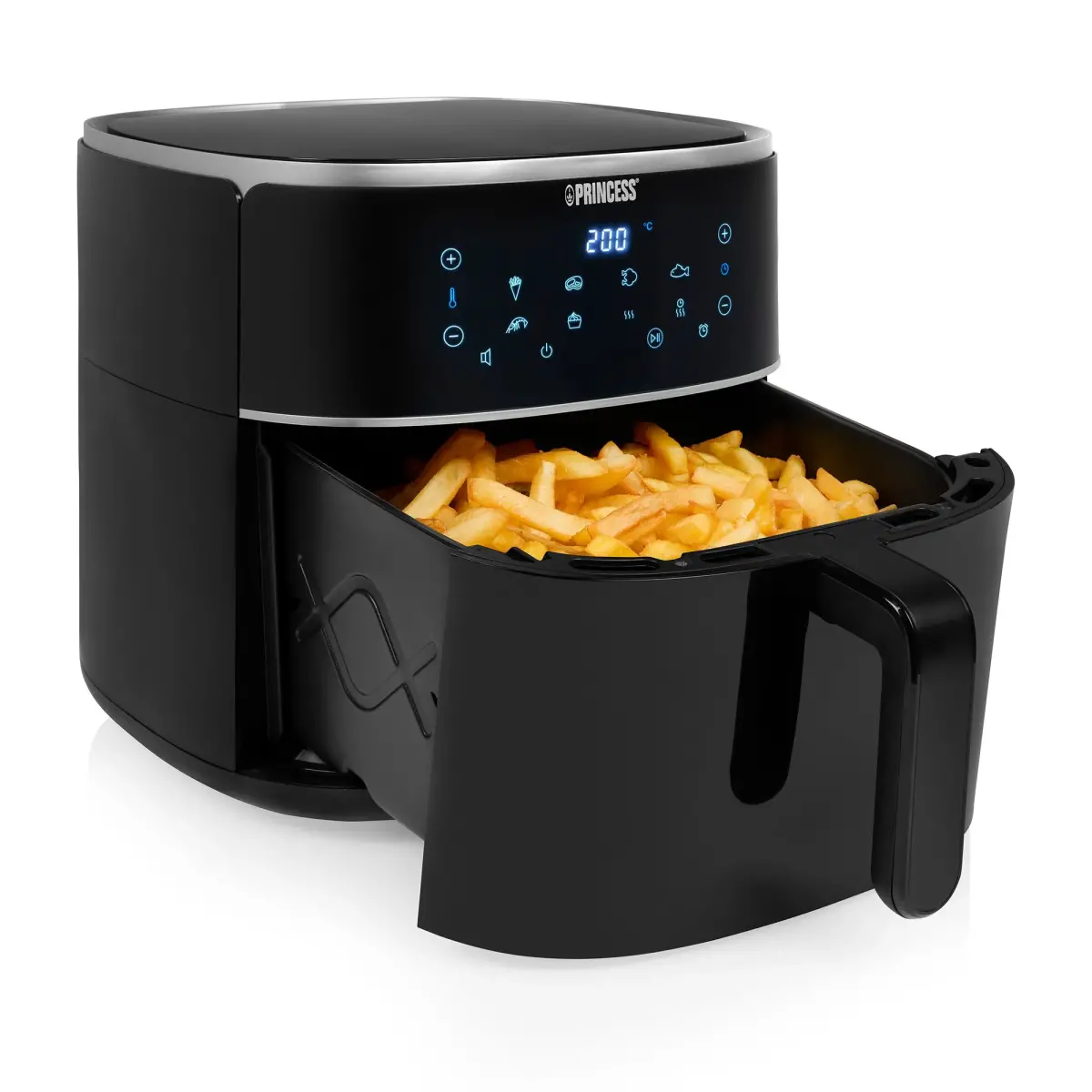 Digital varmluftsfrituregryde 8 liter, sort, produktbillede 11 af 13, Airfryers hos HomeNordic