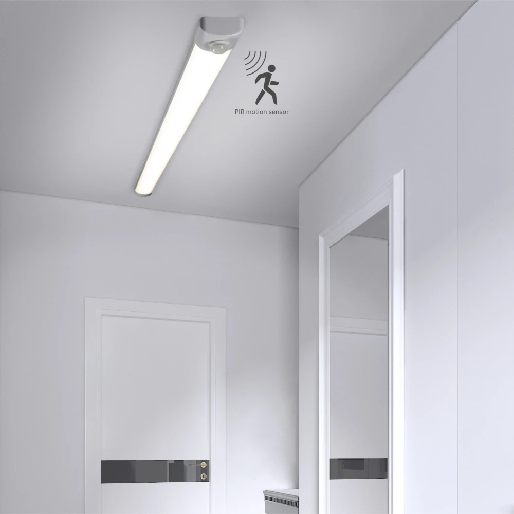 High-Lumen LED Armatur 36W Med Sensor i 4000K, IP40, 230V, LED-armaturer hos HomeNordic