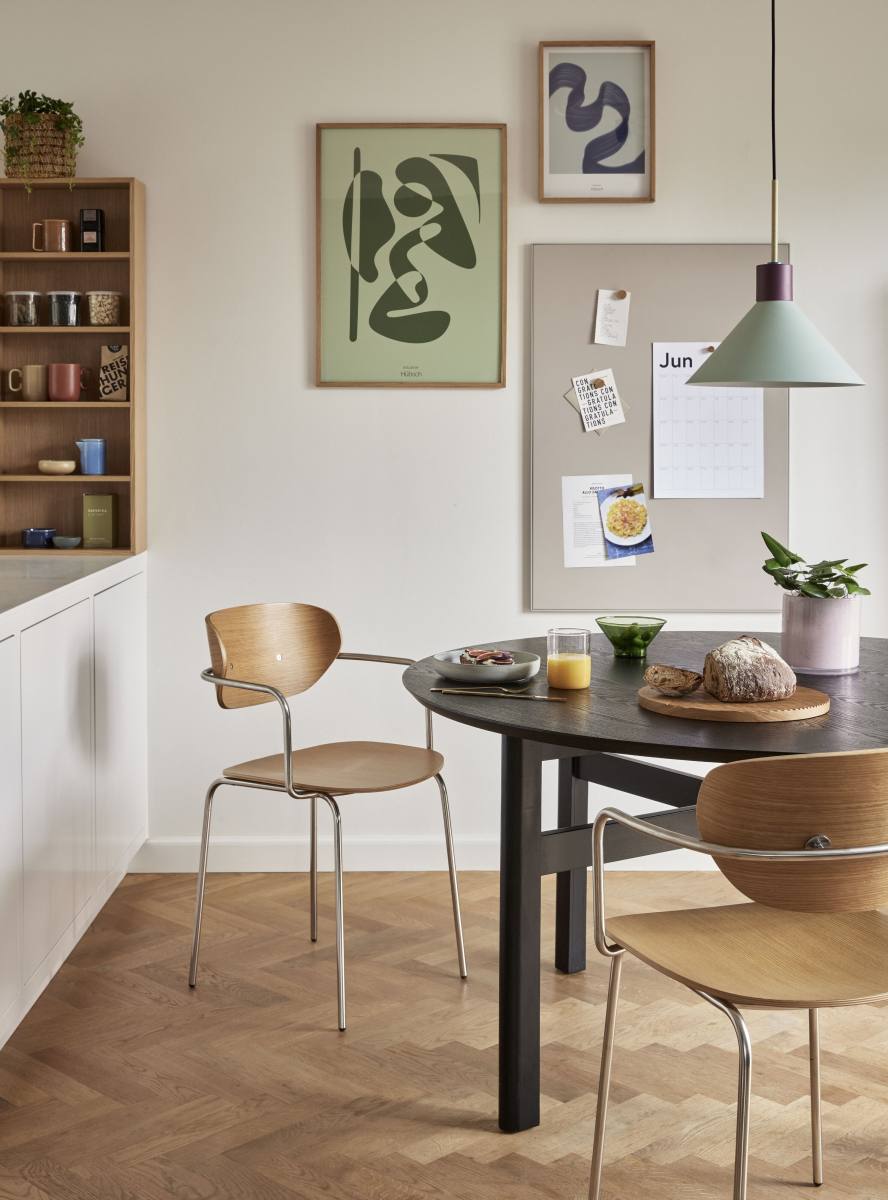 HÜBSCH FJORD SPISEBORD LARGE SORT, produktbillede 3 af 8, Spiseborde hos HomeNordic