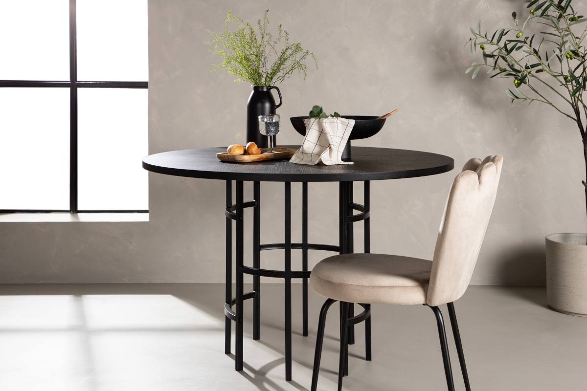 VENTURE DESIGN Copenhagen spisebord, rund, produktbillede 8 af 8, Spiseborde hos HomeNordic