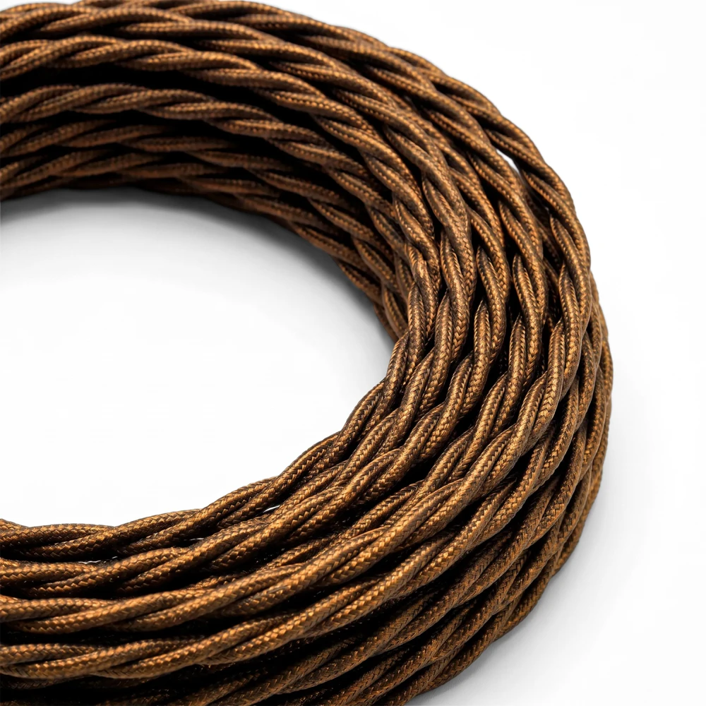 5m Stofledning 2x0.75 mm², tekstil, produktbillede 3 af 3, Pendler hos HomeNordic