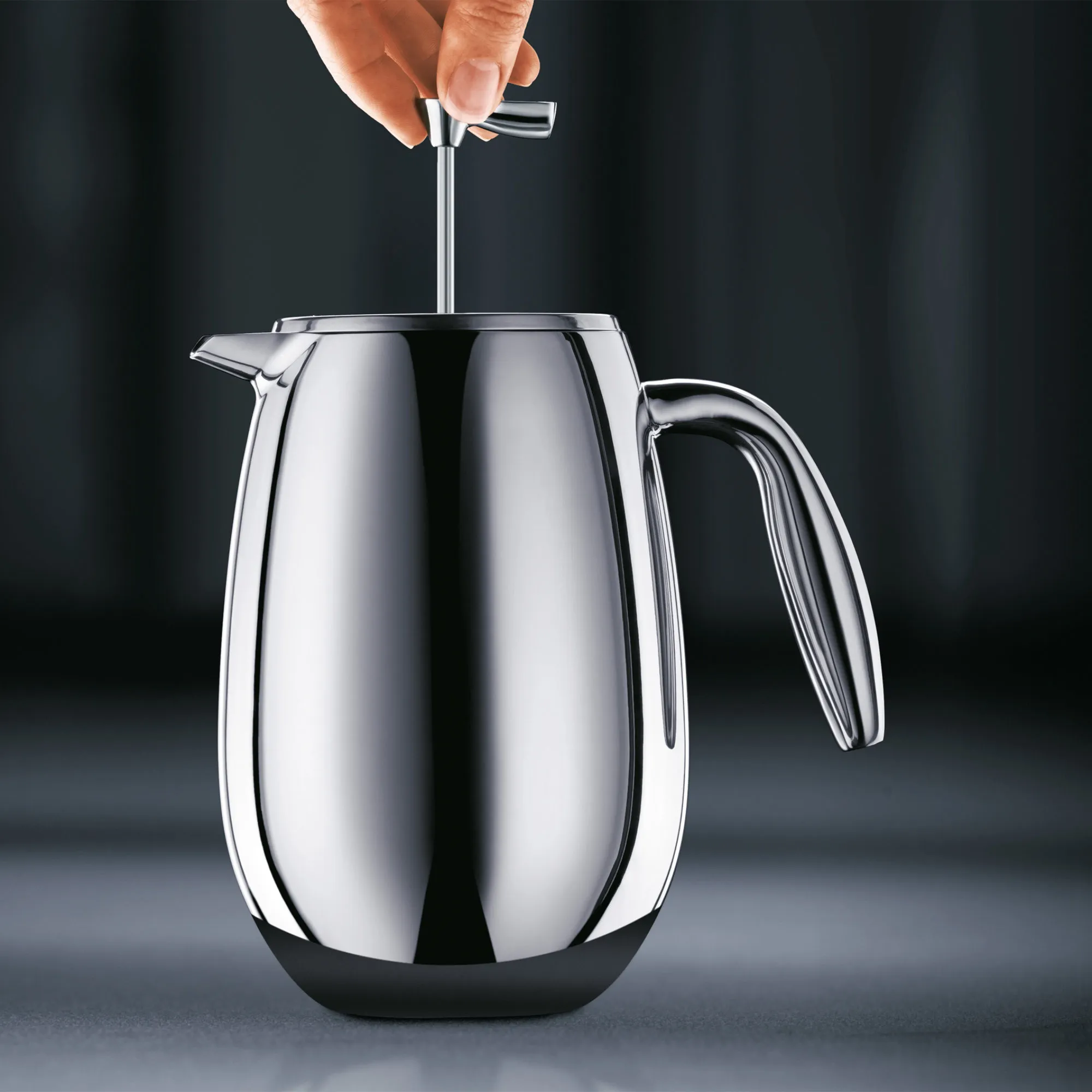 Columbia kaffebrygger, 12 kop, krom, produktbillede 4 af 4, Kaffemaskiner hos HomeNordic
