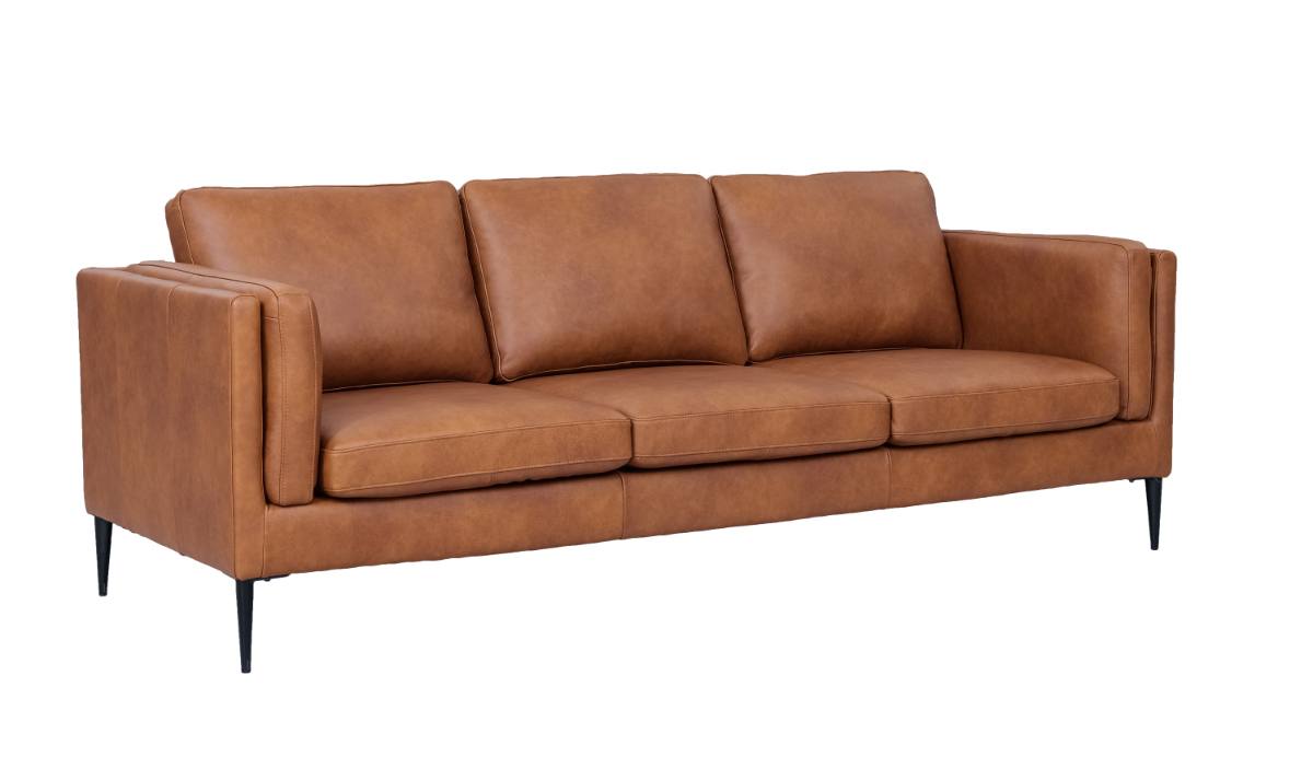 Madrid sofa i brun okselæder, Sofaer hos HomeNordic