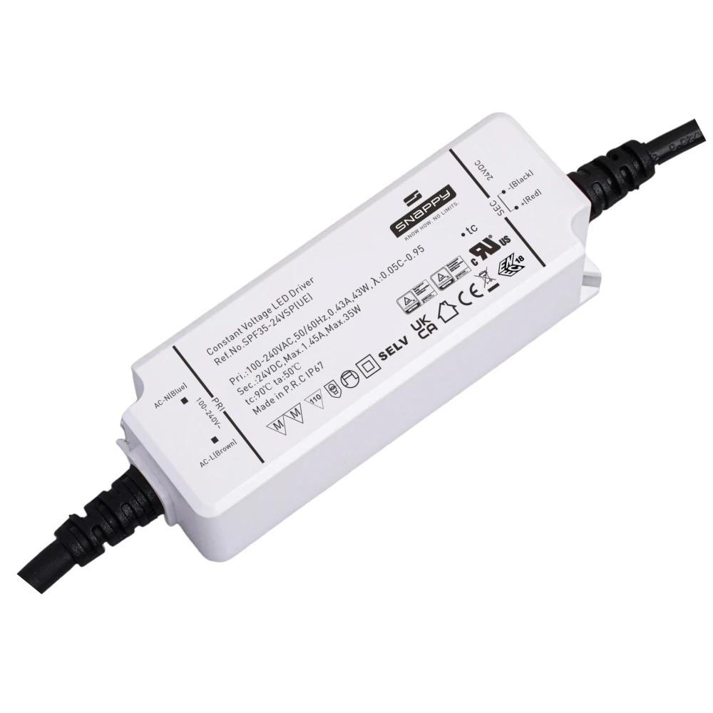 Snappy 35W / 12V DC strømforsyning, Strømforsyninger hos HomeNordic