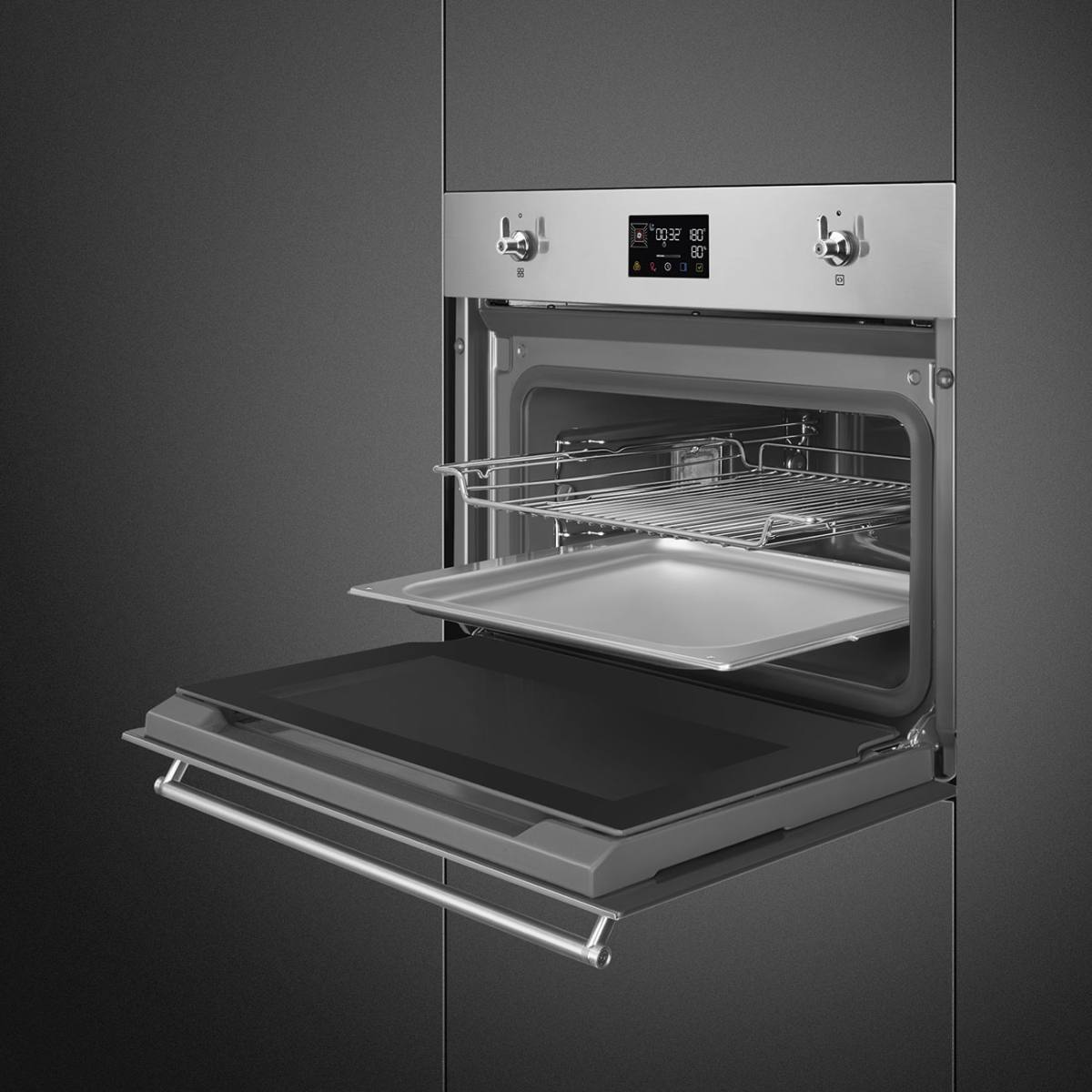 SMEG Kombiovn SO4302S3X, produktbillede 4 af 12, Ovne hos HomeNordic