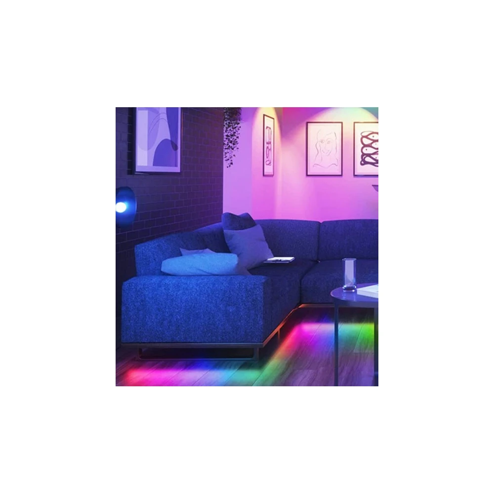 5m 16W/m RGBIC COB-LED strip, LED-strips hos HomeNordic