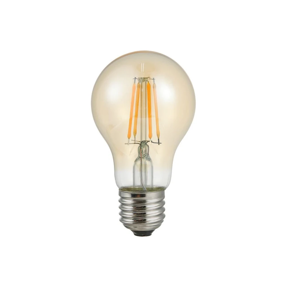 E27 4W LED filamentpære med lyssensor, Glas hos HomeNordic