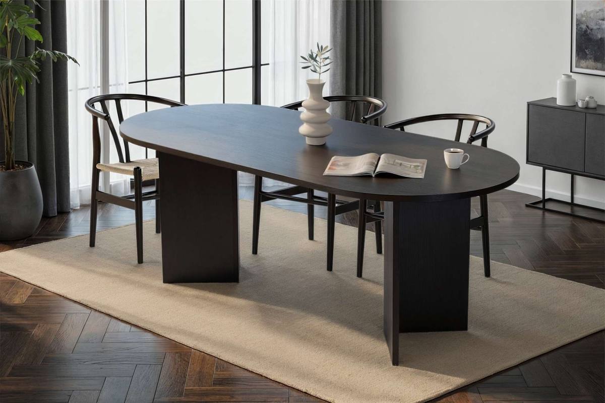 NORDVÄRK Sable spisebord, oval, produktbillede 10 af 10, Spiseborde hos HomeNordic