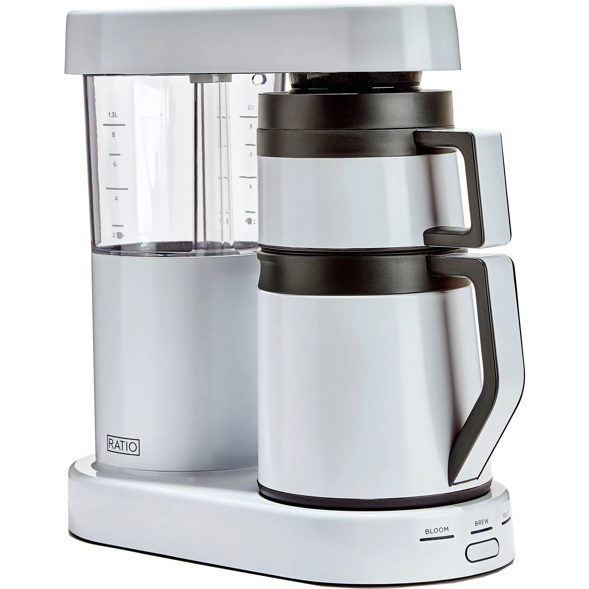 Six kaffemaskine 1,25 liter, hvid, Kaffemaskiner hos HomeNordic